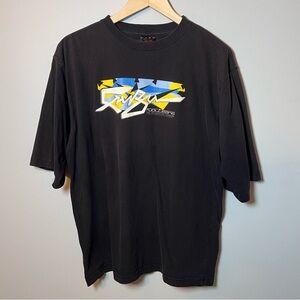 Vintage FUBU T-Shirt BOYS XL (20) Youth Black Short Sleeve Tee - Y2K Hip Hop